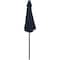 9ft. Solar Lighted Outdoor Patio Market Umbrella